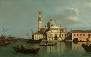 サン・ジョルジョ・マッジョーレ教会、ヴェネツィア、1740年頃（油彩・カンヴァス） 作： (1697 1768) Canaletto