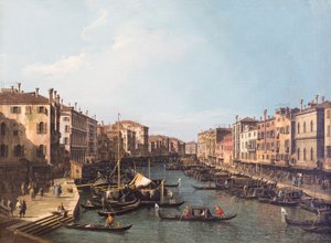 Vista de Veneza do Canal Grande 作： (1697 1768) Canaletto