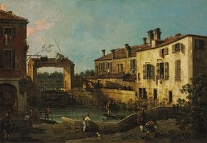 カナレット（1697年～1768年）の『ドロの錠前』（L