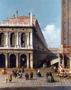 サン・マルコ広場 - カナレット（1697-1768）。油彩・キャンバス 作： Canaletto