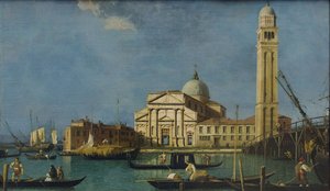ヴェネツィア: サン・ピエトロ・イン・カステッロ 作： (1697 1768) Canaletto