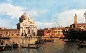 ヴェネツィア、救世主と聖ヤコブの教会の眺め 作： Canaletto