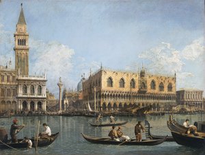 プンタ・デラ・ドガーナからサン・マルコの盆地を望む 作： Canaletto