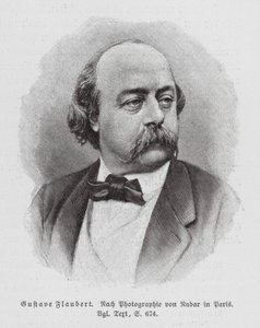 ギュスターヴ・フローベール、フランスの小説家（エングレーヴィング） 作： (1820-1910) (after) Nadar
