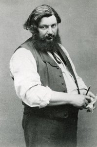 ギュスターヴ・クールベ（モノクロ写真） 作： (1820 1910) Nadar