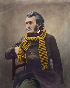 Gustave Dore (1832-1883) by Felix Nadar - later coloring 作： Nadar