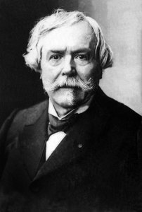 フランスの作家Edmond Huot de Goncourt (1822-1896)のポートレート Photo by Nadar