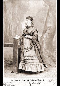 ジョージ・サンド（Aurore Dupin, Baronne Dudevant）（1804-1876）の肖像 - 撮影：Nadar 作： Nadar
