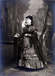 ナダールによるジョージ・サンド（Aurore Dupin, Baronne Dudevant）（1804-1876）の肖像。 作： Nadar