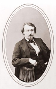 1865年頃、ナダールによるギュスターヴ・ドレ（1832～188）の肖像。 作： Nadar