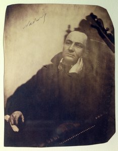 フランスの詩人、シャルル・ボードレール（1821-1867）の肖像。1855 作： Nadar
