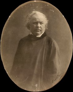 画家オノレ・ドーミエの肖像（モノクロ写真 作： Nadar