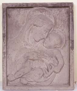 聖母子像（1386年頃～1466年頃）。 作： (Workshop of) Donatello