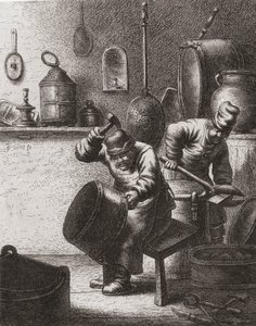 Coppersmiths at work in the 17th century (print)   1440829   ja       japanese Successfully Translated  Original: The South Foreland and Shakespeares Cliff (one of five drawings on one mount) Translat: The South Foreland and Shakespeare