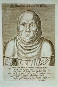 ゲオルギウス・マクロペディウス・フィロローグス（1486年頃～1588年）（木版画） 作： (after) Dutch School