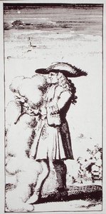 L.L. de Vallemont の「La Physique Occulte」の占い棒、19 世紀後半に出版された「History of Magic」に描かれている (litho) 作： (after) Dutch School
