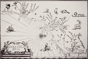 コロニアルアメリカ（リトグラフ） 作： (after) English School