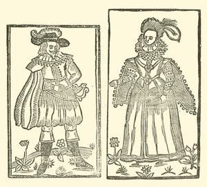 The Roxburghe Ballads』（木版画）のイラスト 作： (after) English School