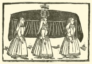 The Roxburghe Ballads』（木版画）のイラスト 作： (after) English School
