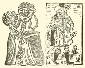 The Roxburghe Ballads』（木版画）のイラスト 作： (after) English School