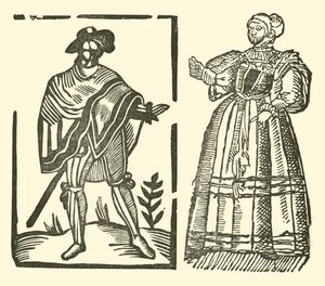 The Roxburghe Ballads』（木版画）の挿絵 作： (after) English School
