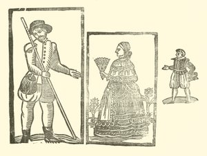 The Roxburghe Ballads』（木版画）の挿絵 作： (after) English School