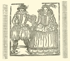 The Roxburghe Ballads』（木版画）のイラスト 作： (after) English School