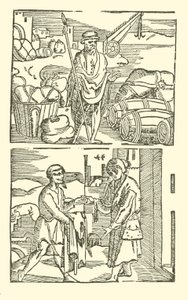 The Roxburghe Ballads』（木版画）のイラスト