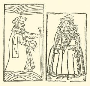 The Roxburghe Ballads』（木版画）のイラスト 作： (after) English School
