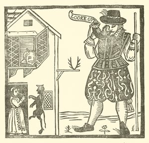 The Roxburghe Ballads』（木版画）のイラスト 作： (after) English School