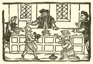 The Roxburghe Ballads』（木版画）のイラスト 作： (after) English School