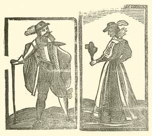 The Roxburghe Ballads』（木版画）のイラスト 作： (after) English School
