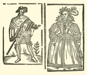 The Roxburghe Ballads』（木版画）の挿絵 作： (after) English School