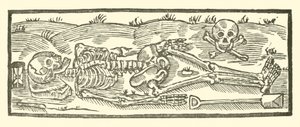 The Roxburghe Ballads』（木版画）のイラスト 作： (after) English School