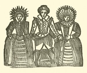 The Roxburghe Ballads』（木版画）のイラスト 作： (after) English School
