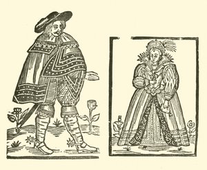The Roxburghe Ballads』（木版画）のイラスト 作： (after) English School