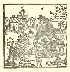 The Roxburghe Ballads』（木版画）のイラスト 作： (after) English School