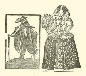 The Roxburghe Ballads』（木版画）のイラスト 作： (after) English School