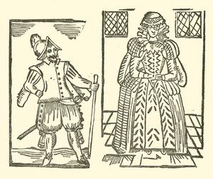 The Roxburghe Ballads』（木版画）のイラスト 作： (after) English School