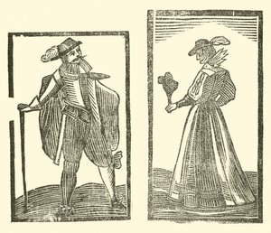 The Roxburghe Ballads』（木版画）のイラスト 作： (after) English School