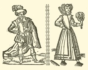 The Roxburghe Ballads』（木版画）のイラスト 作： (after) English School