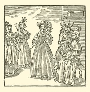 The Roxburghe Ballads』（木版画）のイラスト 作： (after) English School