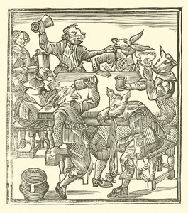 The Roxburghe Ballads』（木版画）のイラスト 作： (after) English School