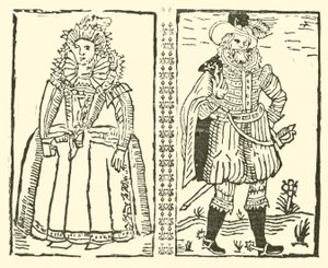 The Roxburghe Ballads』（木版画）の挿絵 作： (after) English School
