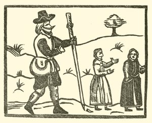 The Roxburghe Ballads』（木版画）のイラスト 作： (after) English School
