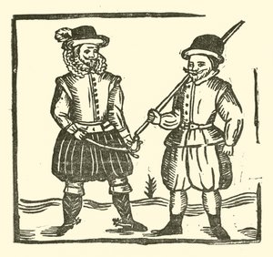 The Roxburghe Ballads』（木版画）のイラスト 作： (after) English School