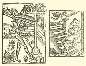 The Roxburghe Ballads』（木版画）のイラスト 作： (after) English School