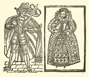 The Roxburghe Ballads』（木版画）のイラスト 作： (after) English School