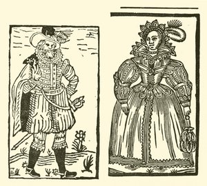 The Roxburghe Ballads』（木版画）の挿絵 作： (after) English School