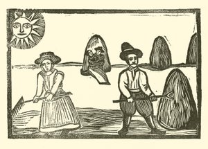 The Roxburghe Ballads』（木版画）のイラスト 作： (after) English School